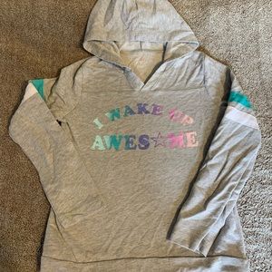 Girls lighter weight hoodie